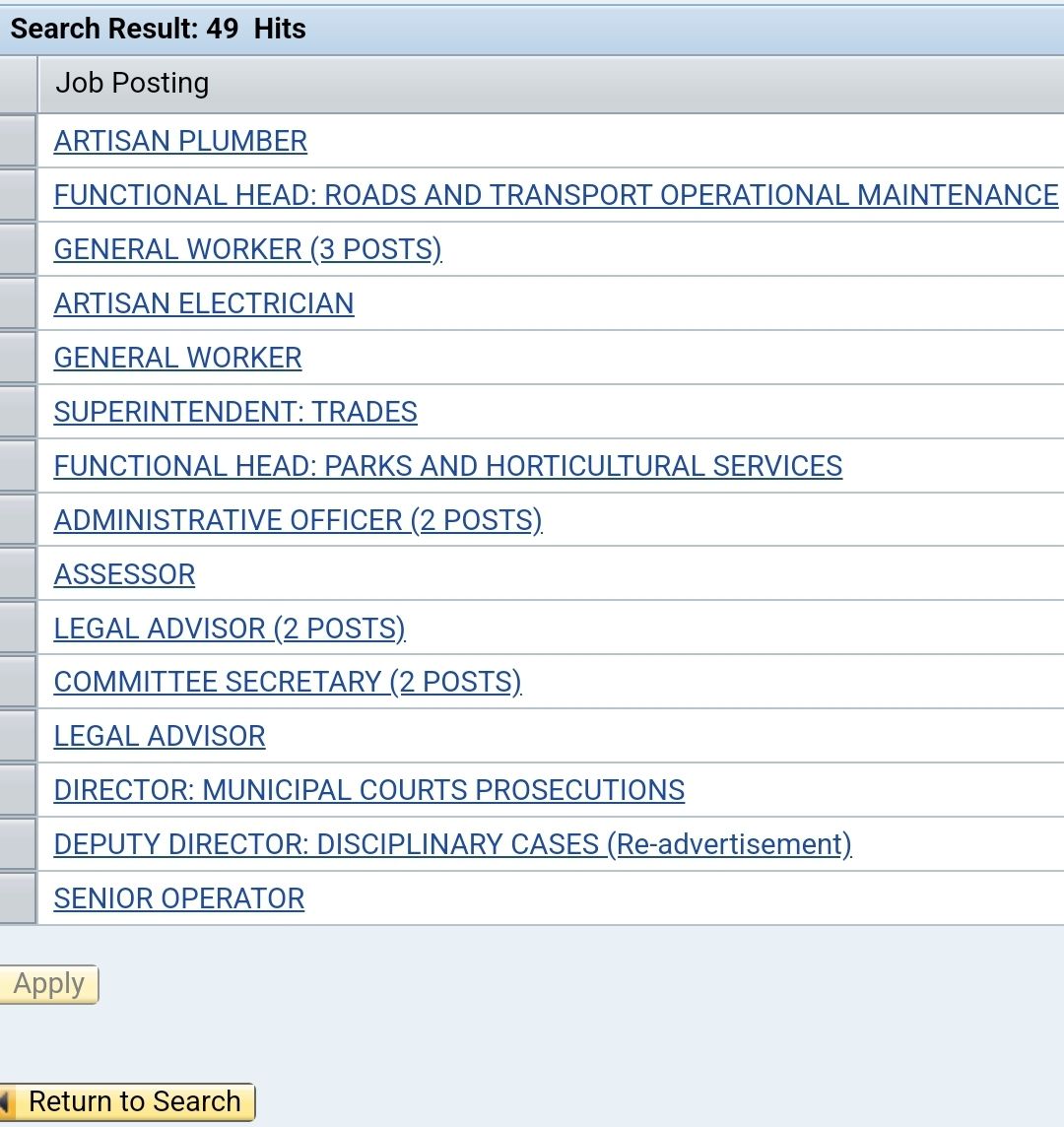 CAREERS CITY OF TSHWANE visual data 3